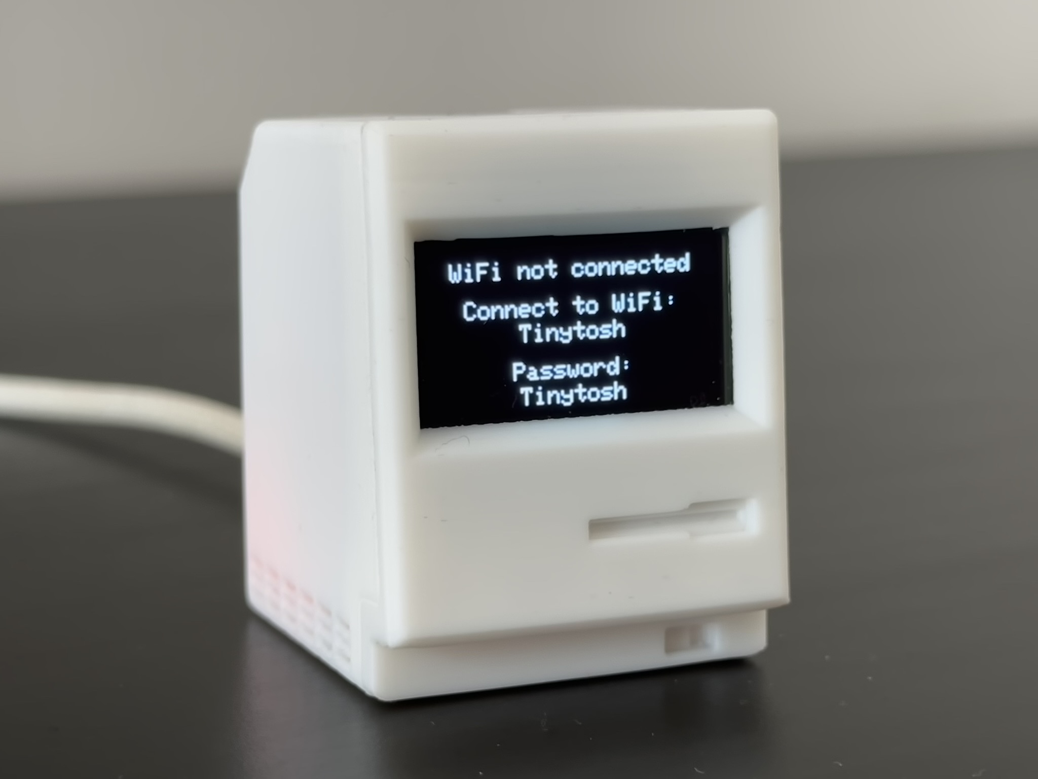 OLED showing AP Mode