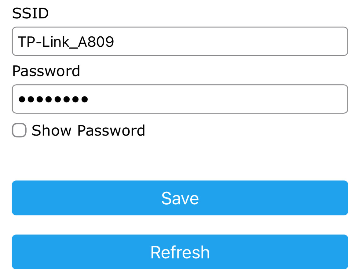 Entering Credentials