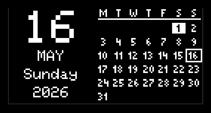 Calendar Layout Render