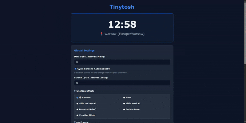 Web Panel Interaction Demo